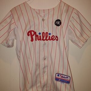 Majestic jersey Phillies color white